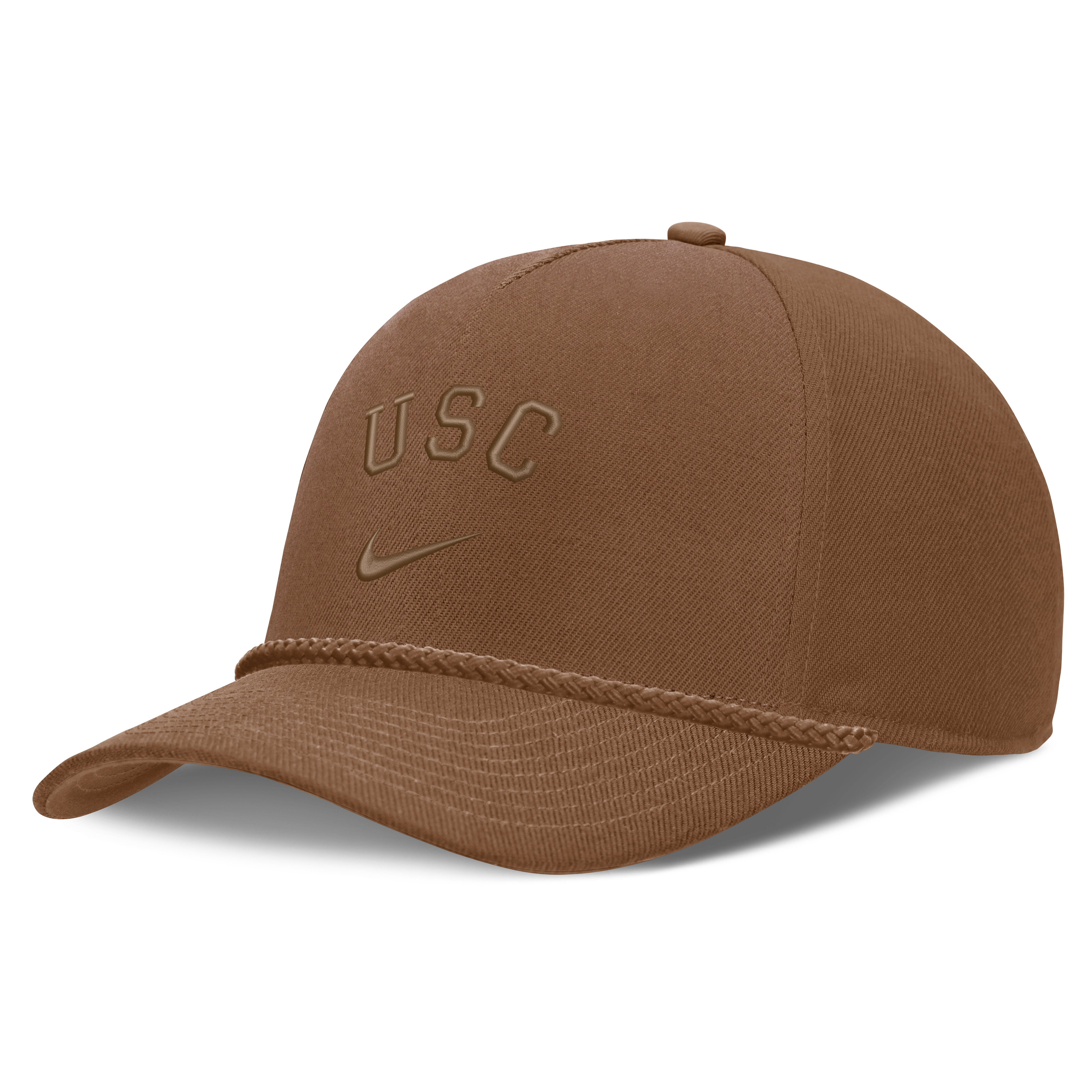Unisex Nike  Brown USC Trojans Campus Prep Tonal Rope Rise 5-Panel Adjustable Hat