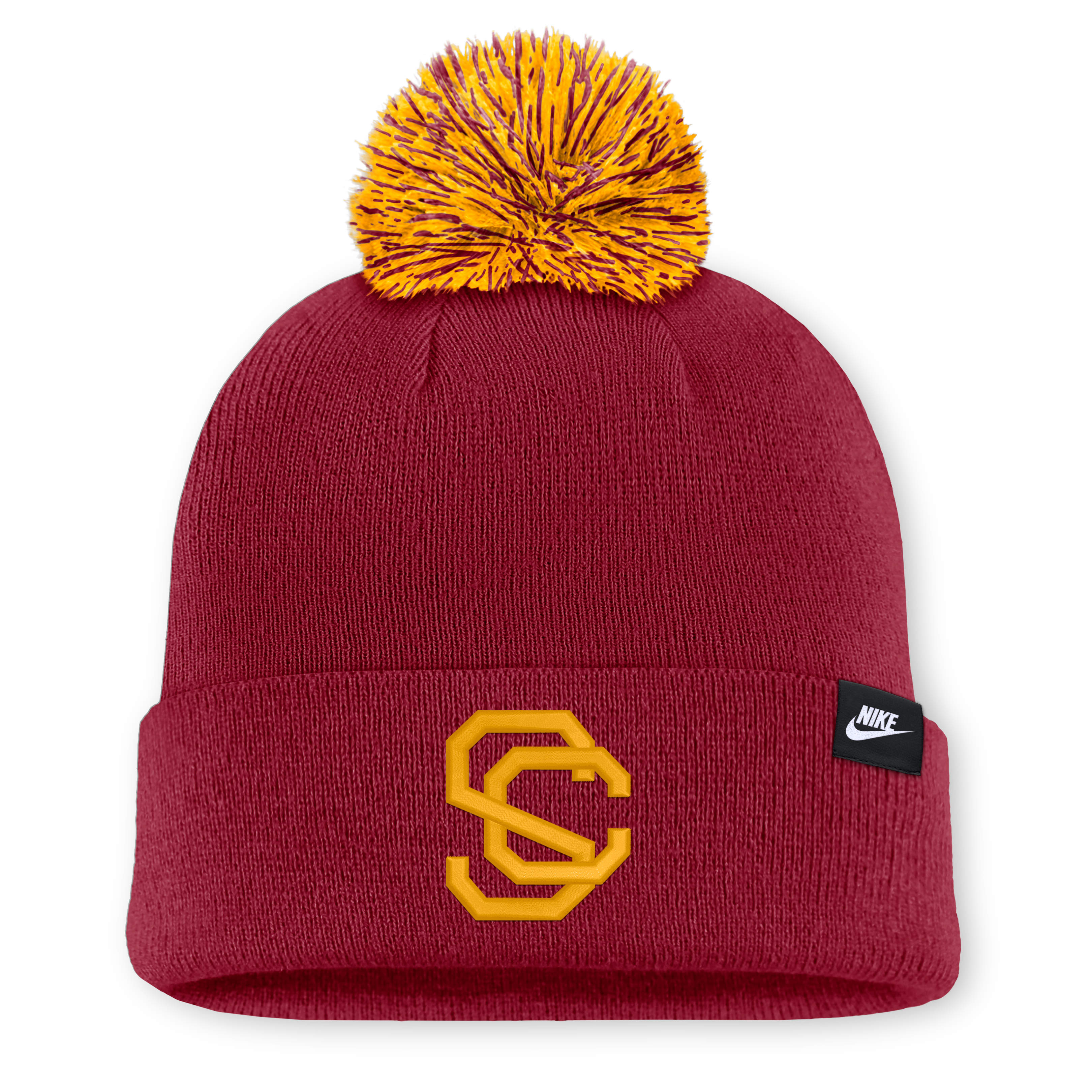 Bonnet unisexe Nike Cardinal USC Trojans avec pompon