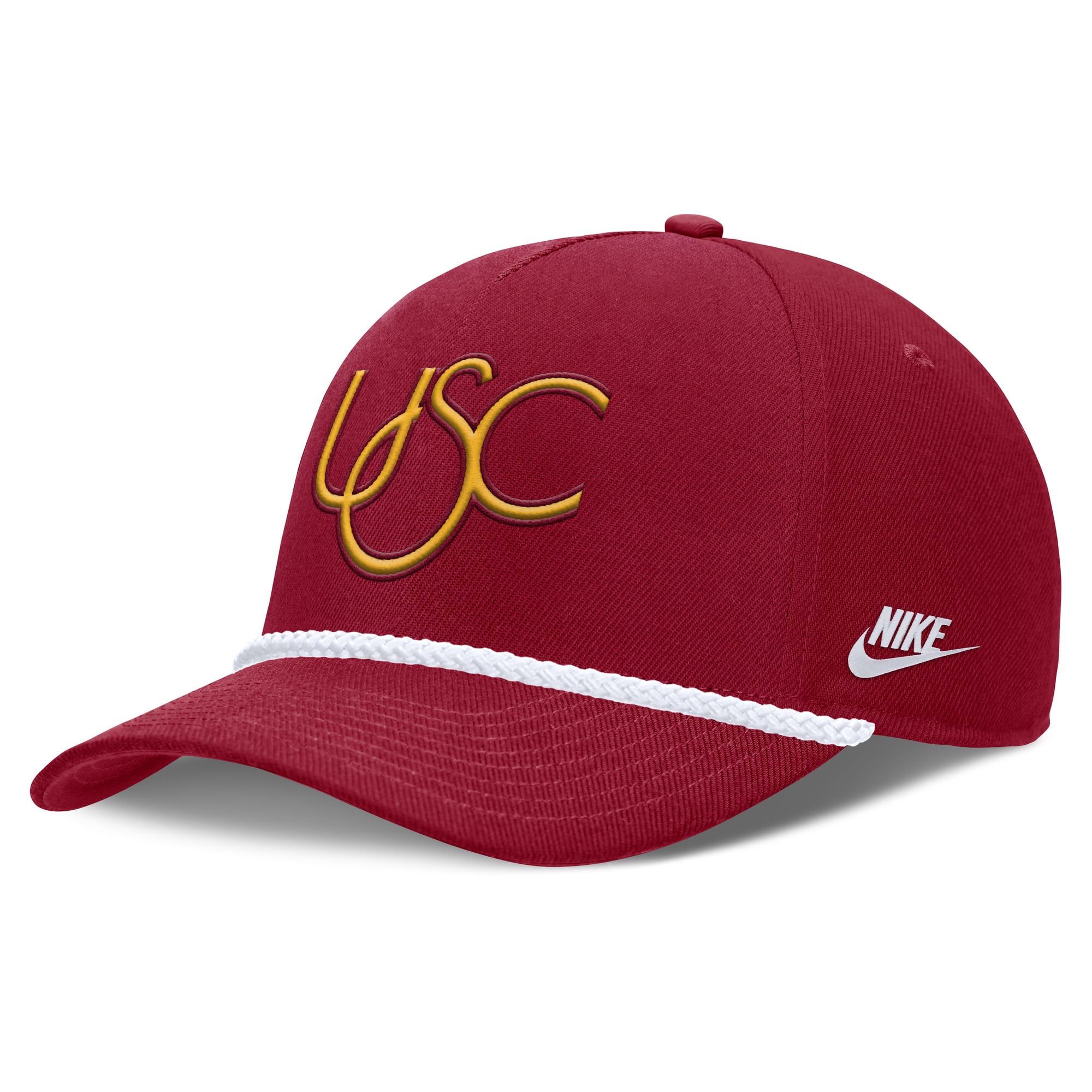 Unisex Nike Crimson USC Trojans 2026 Basketball Refresh 5-Panel Rope Rise Hat