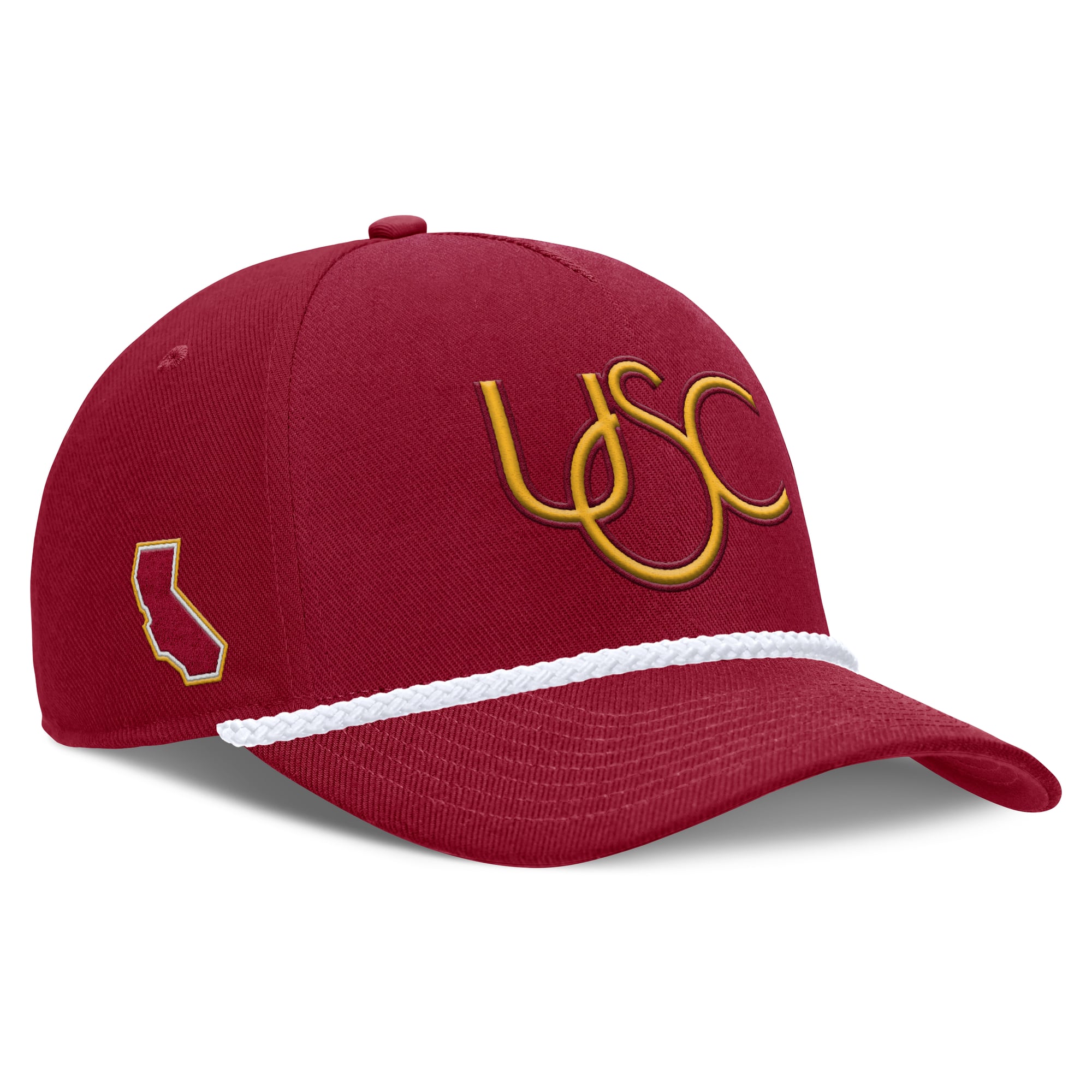 Unisex Nike Crimson USC Trojans 2026 Basketball Refresh 5-Panel Rope Rise Hat