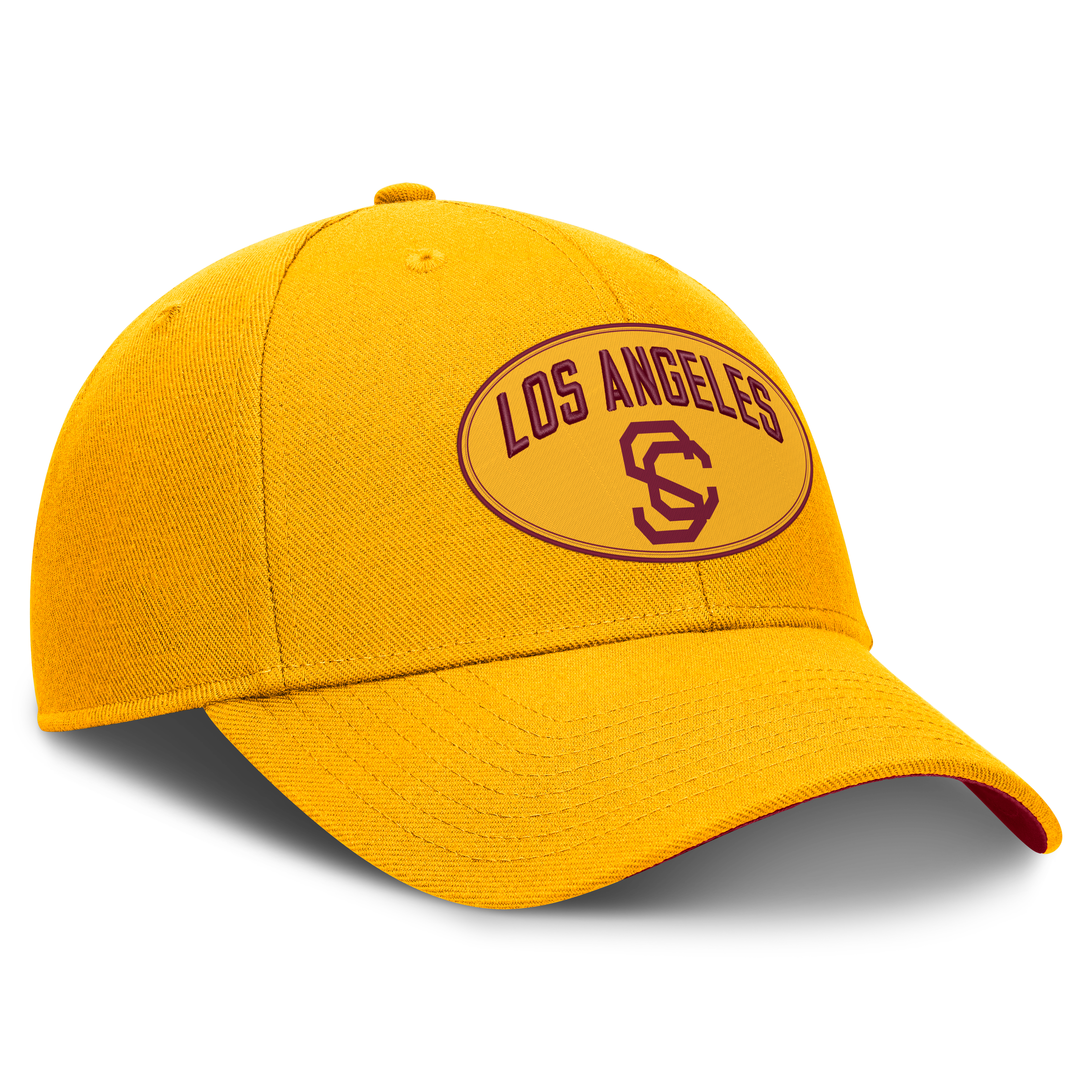 Casquette unisexe Nike Gold USC Trojans Legacy Letter & Location Rise ajustable