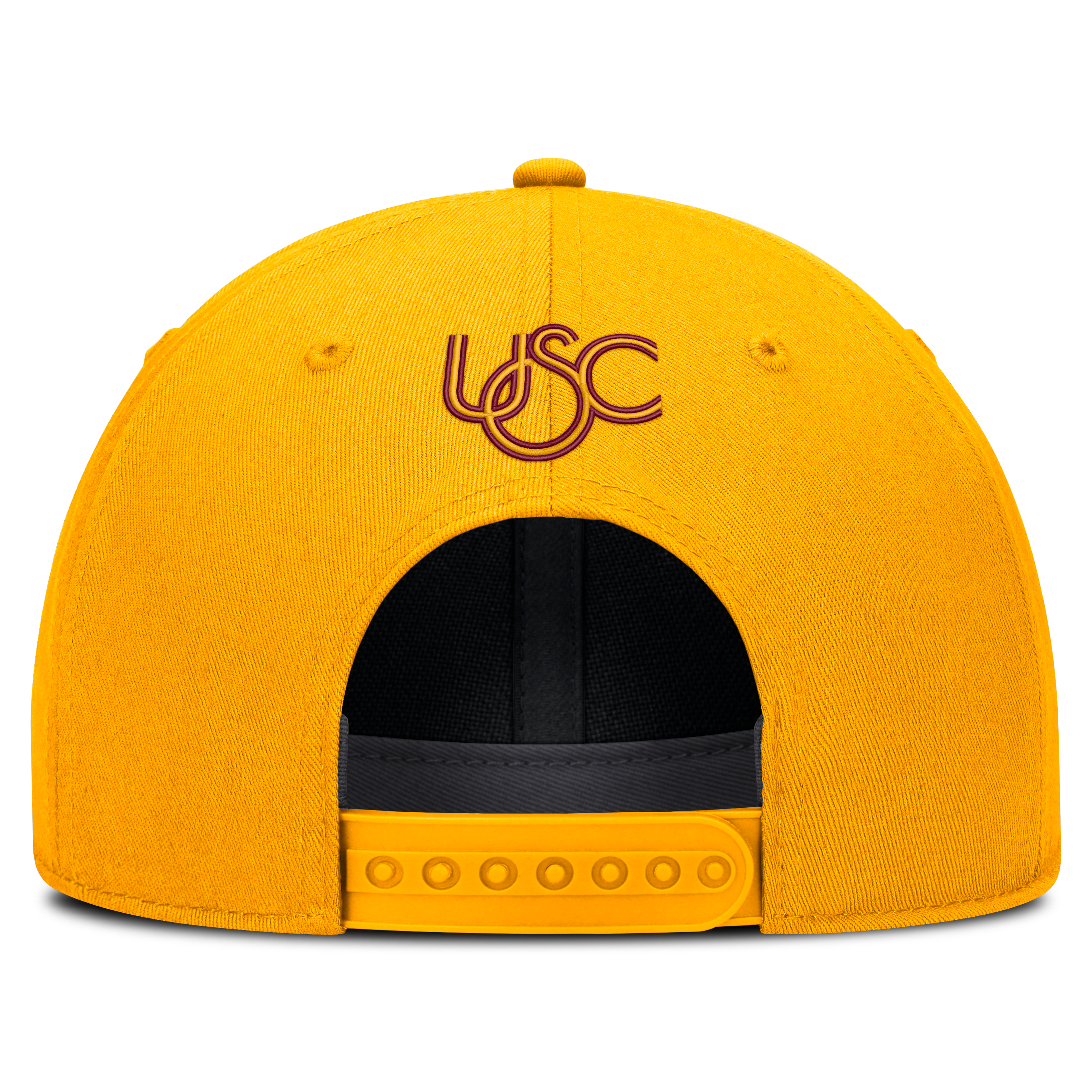 Casquette unisexe Nike Gold USC Trojans Legacy Letter & Location Rise ajustable