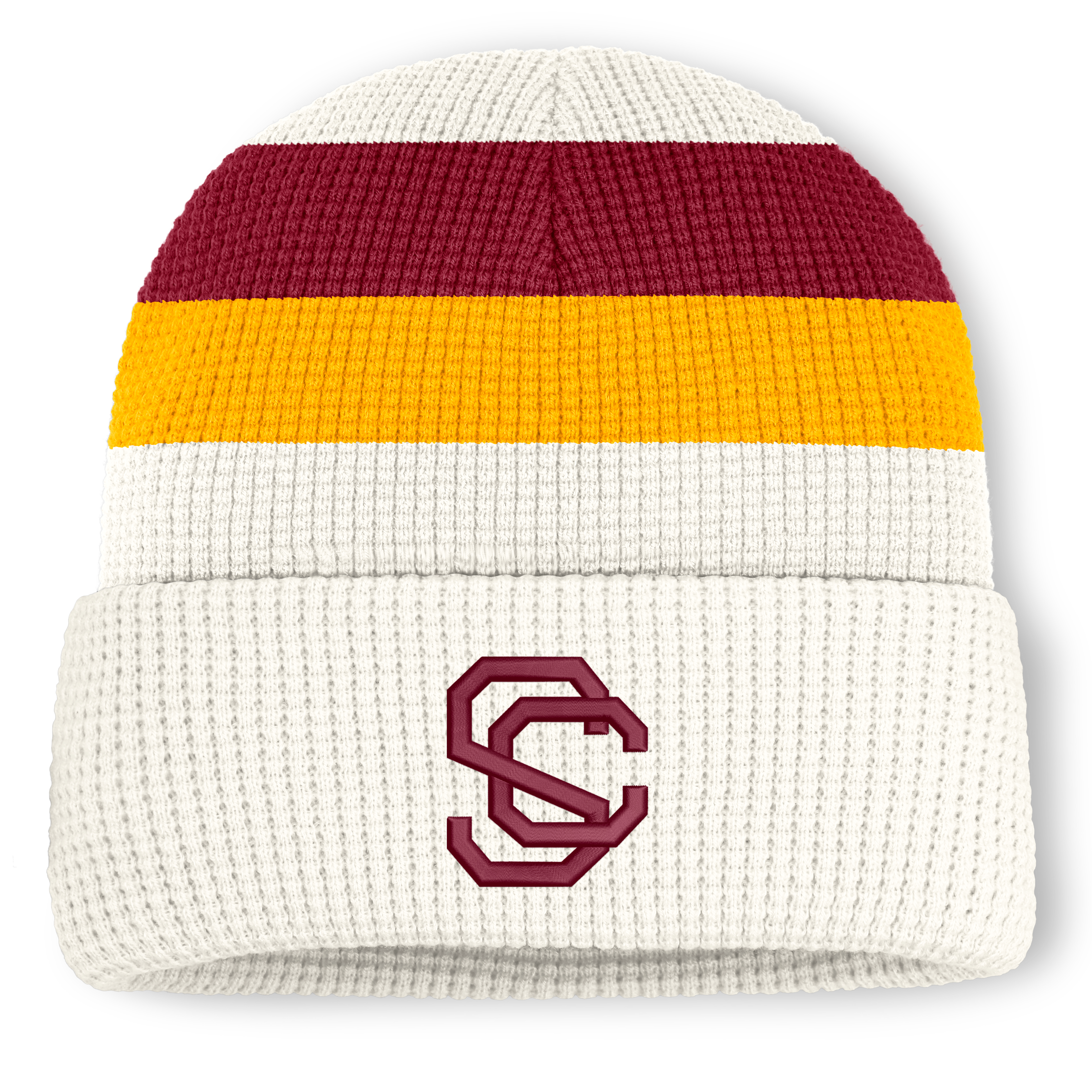Bonnet unisexe Nike blanc USC Trojans Legacy Letter à revers