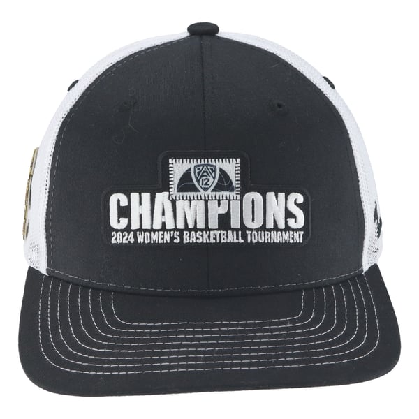 Unisex Zephyr Black USC Trojans 2024 Pac-12 Women display picture 1