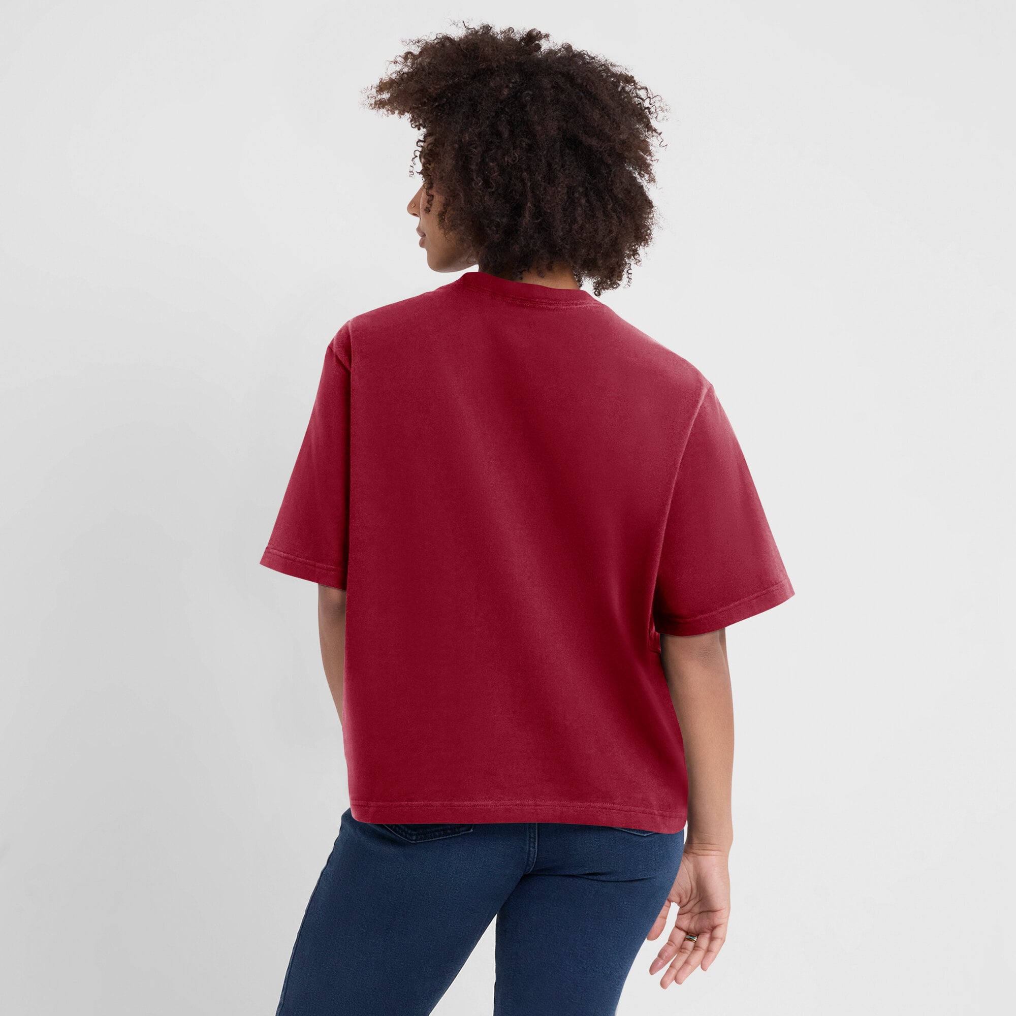 T-shirt Nike Cardinal USC Trojans pour femme, coupe carrée.