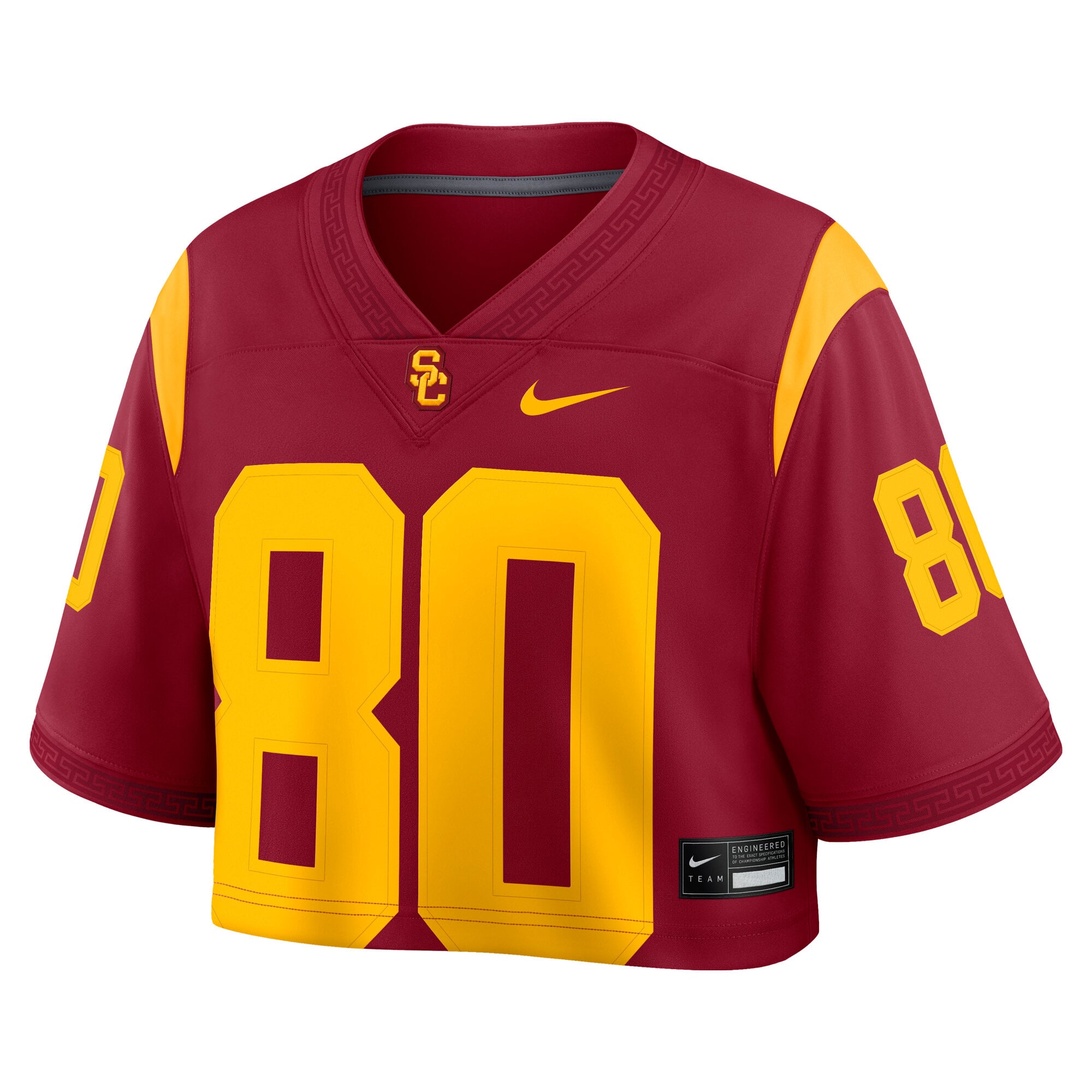 Women's Nike Cardinal USC Trojans Game Crop Top Jersey