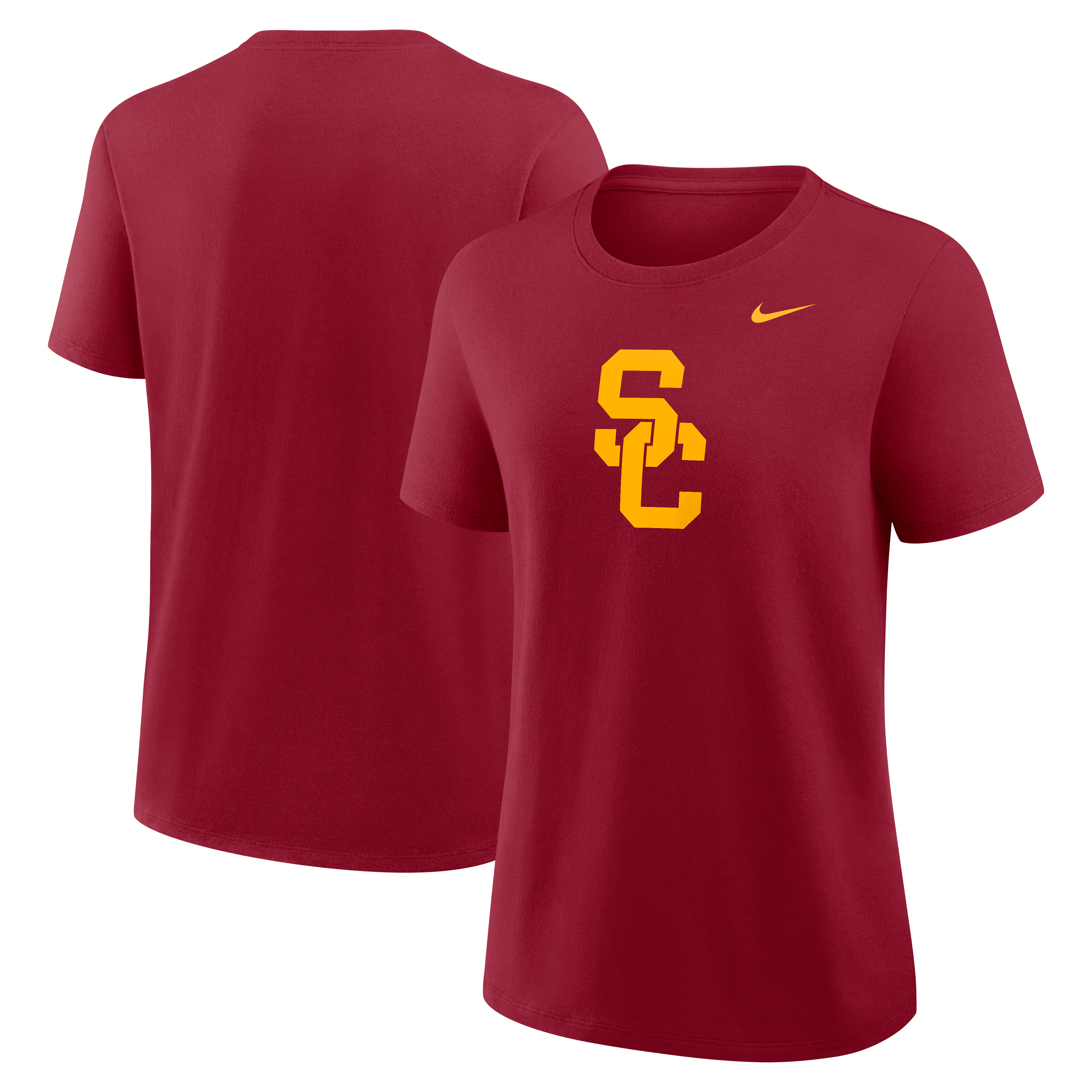 Women's Nike Cardinal USC Trojans Primary Logo T-Shirt