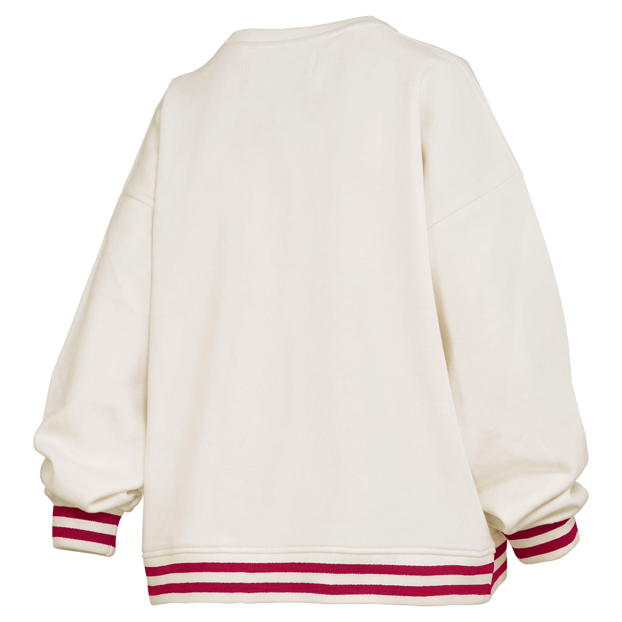 Sweat-shirt côtelé en chenille crème USC Trojans Bonanza pour femme, Pressbox