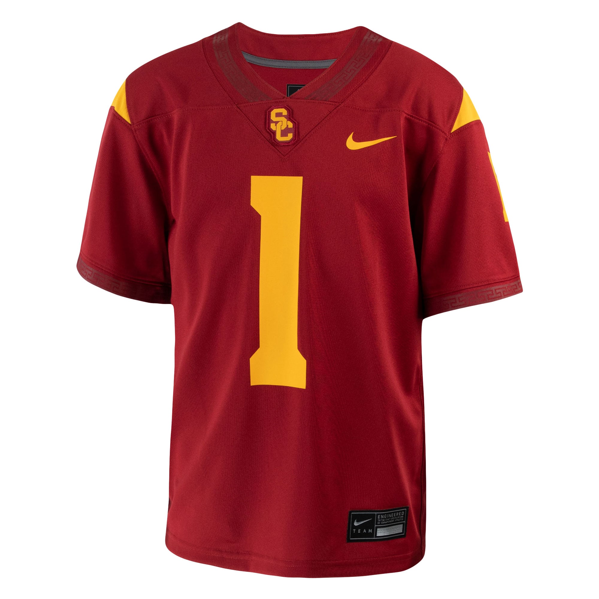 Youth Nike #1 Cardinal USC Trojans Home  Untouchable Jersey