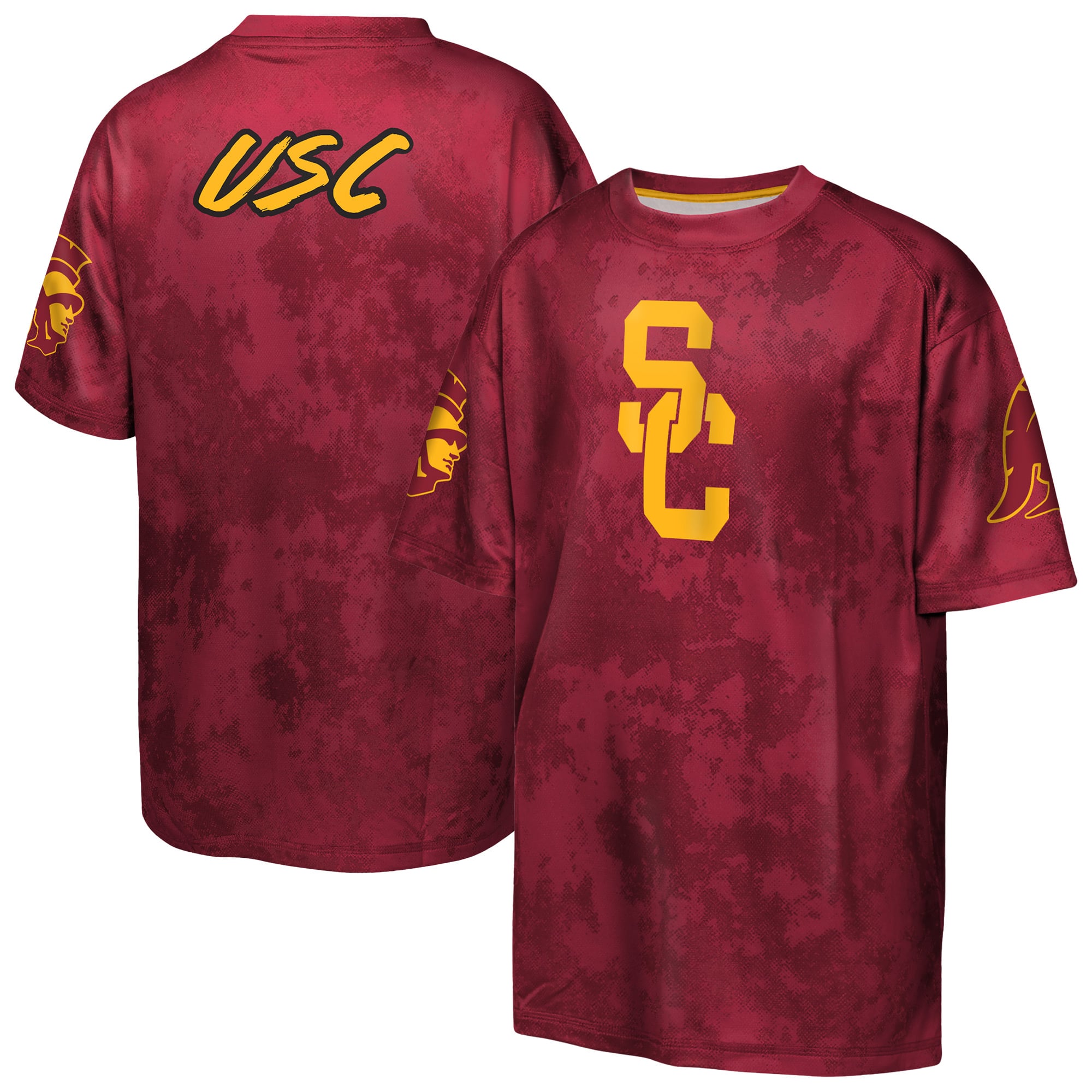 T-shirt sublimé Outerstuff Cardinal USC Trojans Off-Side pour jeunes