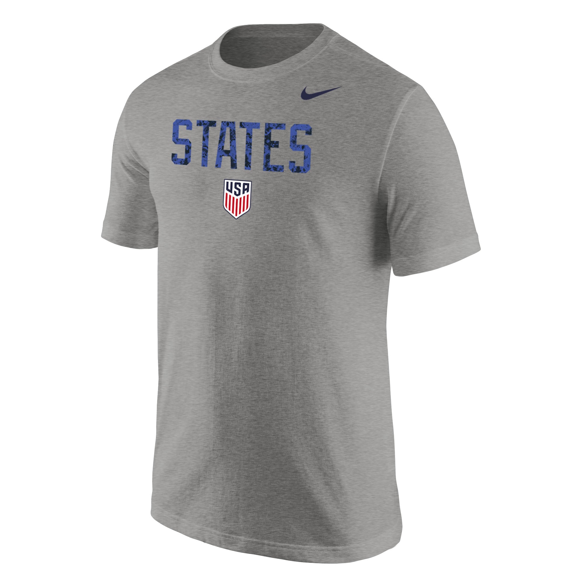 Men's Nike Heather Gray US Soccer Lockup Core T-Shirt