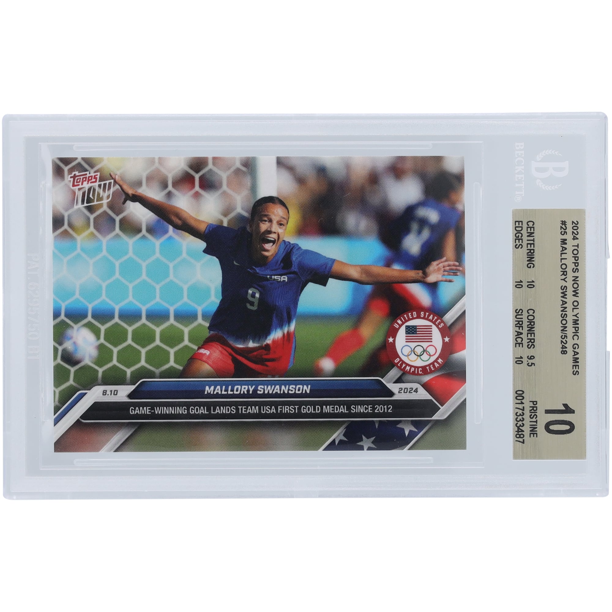 Topps Now 0 Olympic USA Games Team James Olympics Card TOPPS 