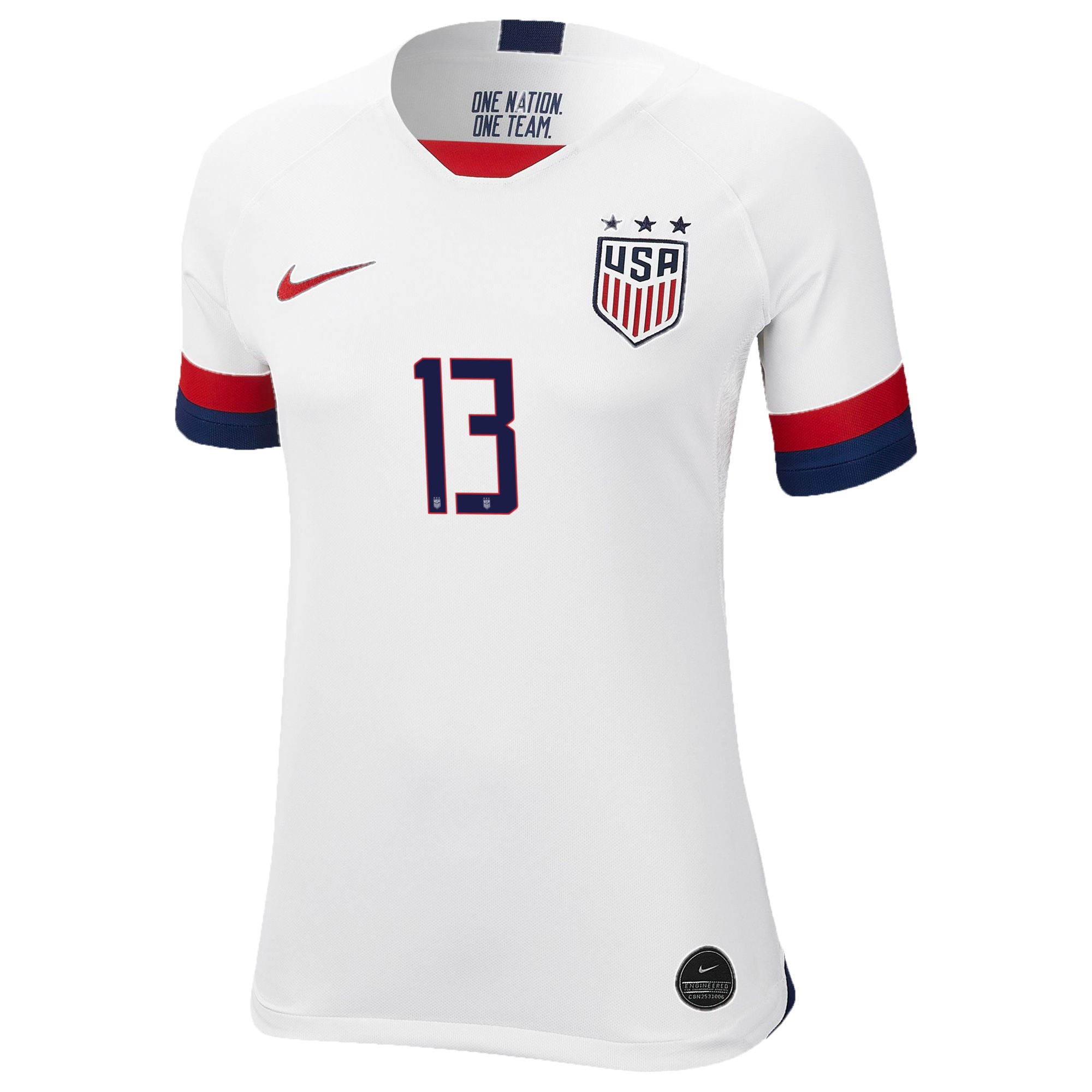 Women's Nike Alex Morgan White USWNT 2019 Home Authentic Vapor