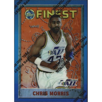 1995-96 Finest Refractors #250 Chris Morris