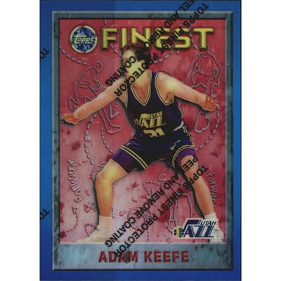 1995-96 Finest Refractors #73 Adam Keefe