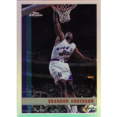 1997-98 Topps Chrome Refractors #55 Shandon Anderson