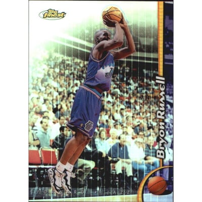 1998-99 Finest No Protectors Refractors #196 Bryon Russell