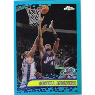 2001-02 Topps Chrome Refractors #94 Donyell Marshall