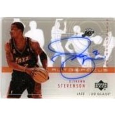 2002-03 UD Glass Auto Focus #DS DeShawn Stevenson
