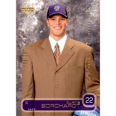2002-03 Upper Deck Exclusives #382 Curtis Borchardt