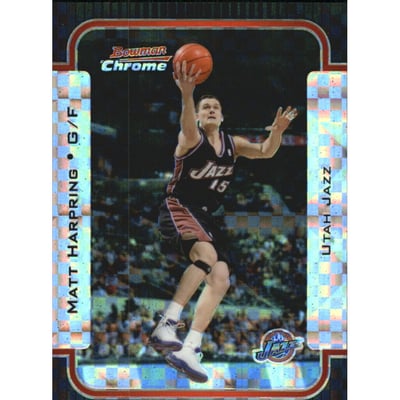 2003-04 Bowman Chrome X-fractors #86 Matt Harpring