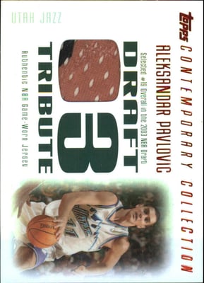 2003-04 Topps Contemporary Collection Draft 03 Tribute Red #AP Aleksandar Pavlovic