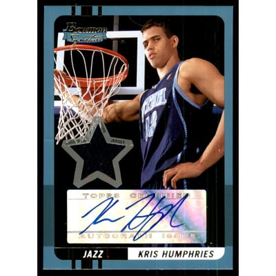 2004-05 Bowman Signature Edition 169 #70 Kris Humphries JSY AU