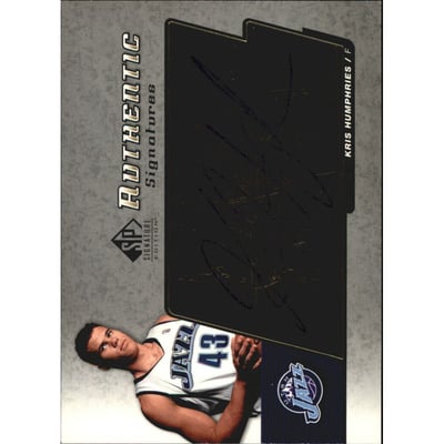 2004-05 SP Signature Edition Signatures #KH Kris Humphries