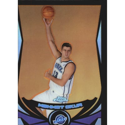 2004-05 Topps Chrome Refractors Black #154 Mehmet Okur