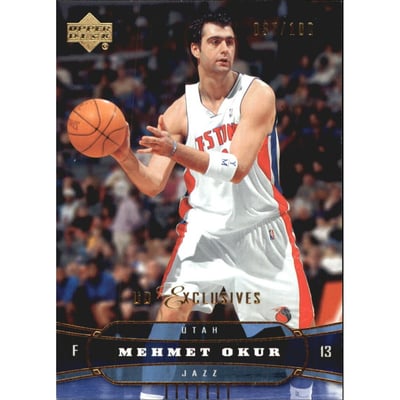 2004-05 Upper Deck Exclusives #194 Mehmet Okur