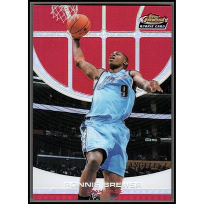 2005-06 Finest Refractors #153 Ronnie Brewer