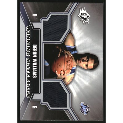 2005-06 SPx Winning Materials #DE Deron Williams