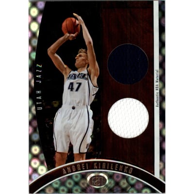 2006-07 Bowman Elevation Executive Level Relics Dual Blue #DRAK Andrei Kirilenko