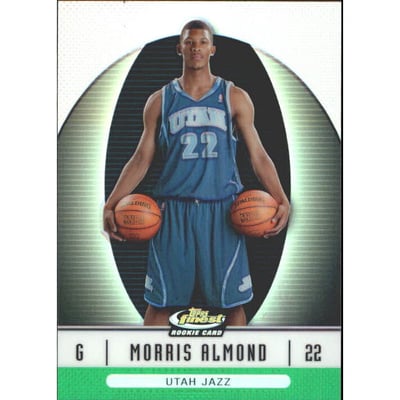 2006-07 Finest Refractors Green #125 Morris Almond