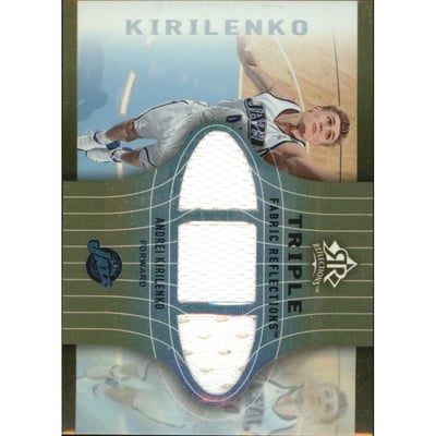2006-07 Reflections Triple Fabric Gold #AK Andrei Kirilenko
