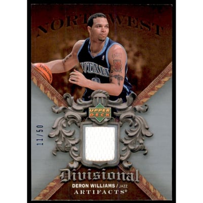 2007-08 Artifacts Divisional Artifacts Blue #DADW Deron Williams