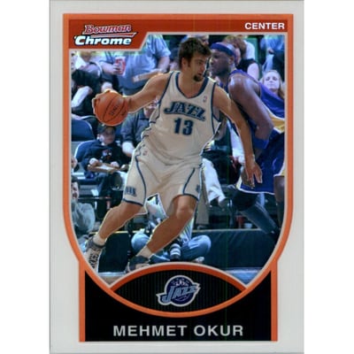 2007-08 Bowman Chrome Refractors #73 Mehmet Okur