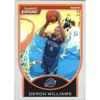 2007-08 Bowman Chrome Refractors #8 Deron Williams