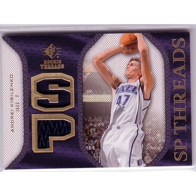 2007-08 SP Rookie Threads SP Threads Patch #SPAK Andrei Kirilenko