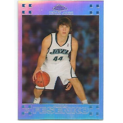 2007-08 Topps Chrome Refractors #140 Kyrylo Fesenko