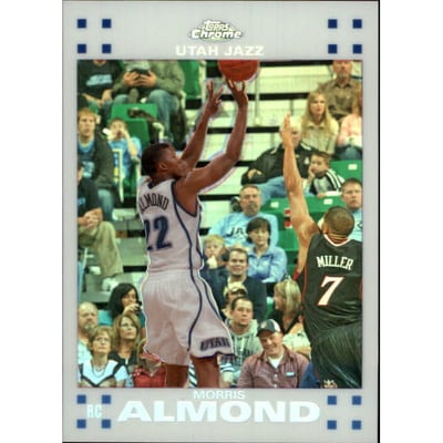 2007-08 Topps Chrome Refractors White #154 Morris Almond