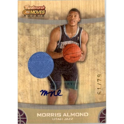 2007-08 Topps Trademark Moves Rookie Relic Ink #88 Morris Almond/79