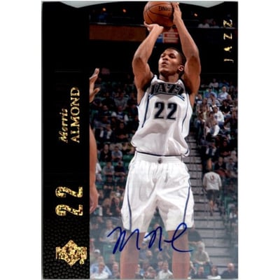 2008-09 Upper Deck Lineage SE Die Cut Autographs #180 Morris Almond