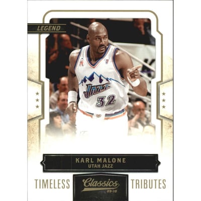 2009-10 Classics Timeless Tributes Gold #139 Karl Malone