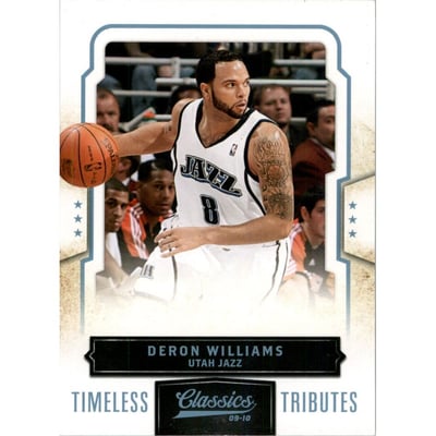 2009-10 Classics Timeless Tributes Platinum #65 Deron Williams