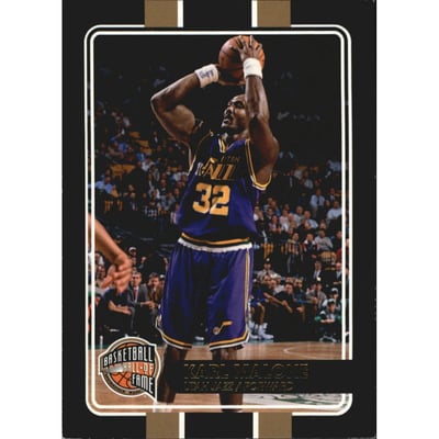 2009-10 Hall of Fame Black Border #54 Karl Malone