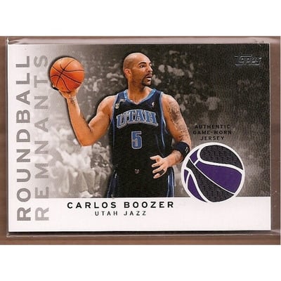 2009-10 Topps Roundball Remnants #RRCBO Carlos Boozer B