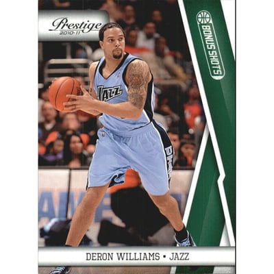 2010-11 Prestige Bonus Shots Green #114 Deron Williams