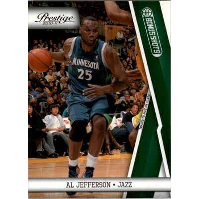 2010-11 Prestige Bonus Shots Green #65 Al Jefferson