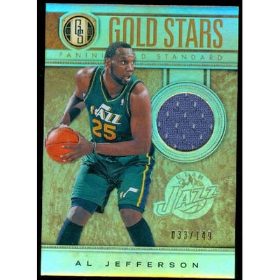 2011-12 Panini Gold Standard Gold Stars Materials #29 Al Jefferson/149